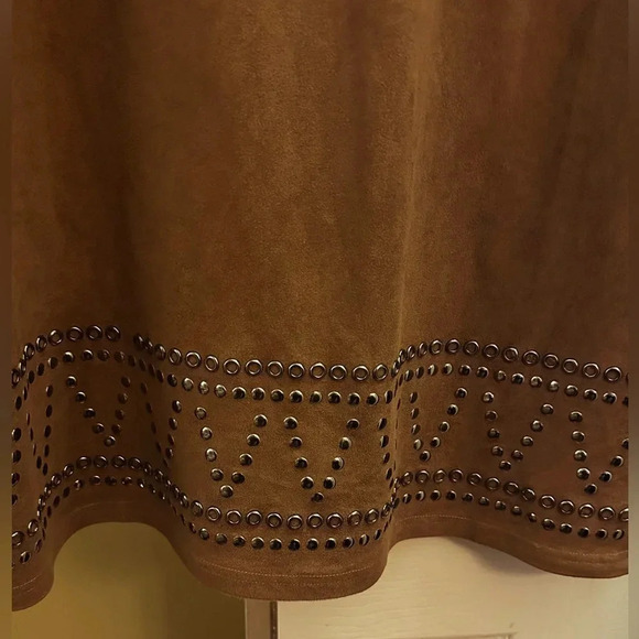 Spense Faux Suede Dress - Picture 4 of 5